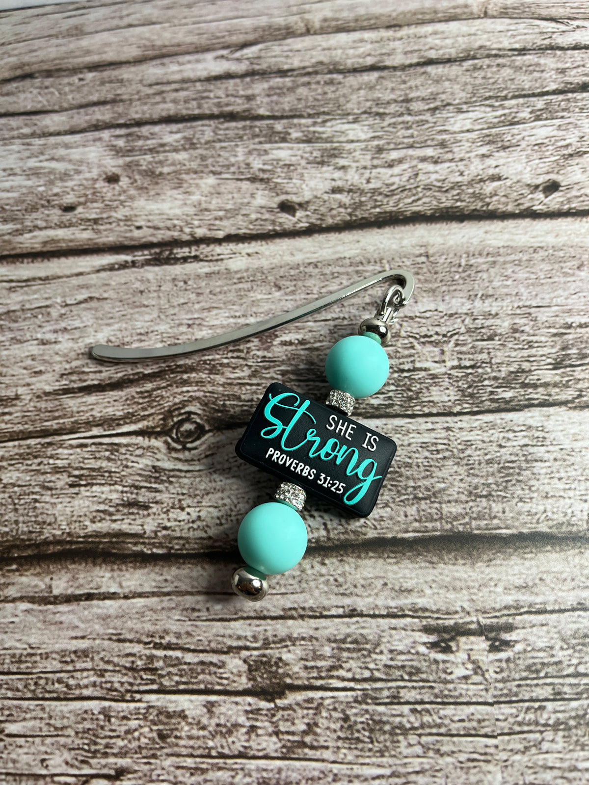 She is Strong Beadable Bookmark