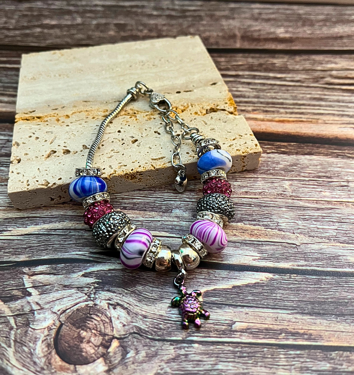 Turtle Dream Charm Bracelet