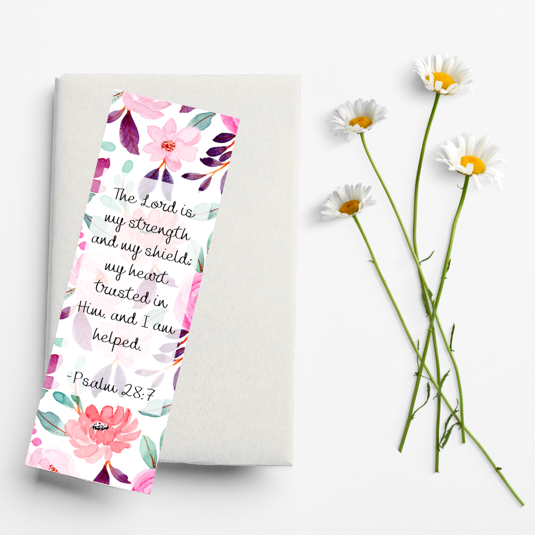 Floral design with text on a white background