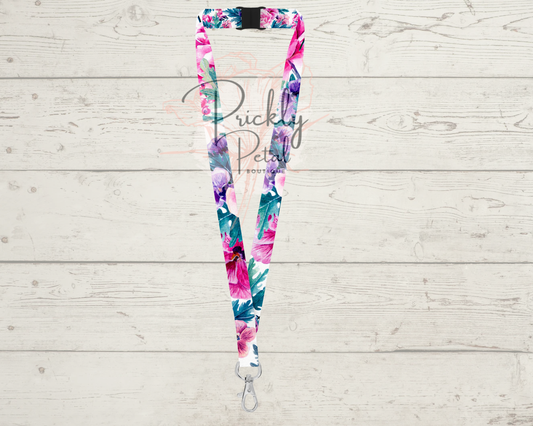 wildflower bloom lanyard