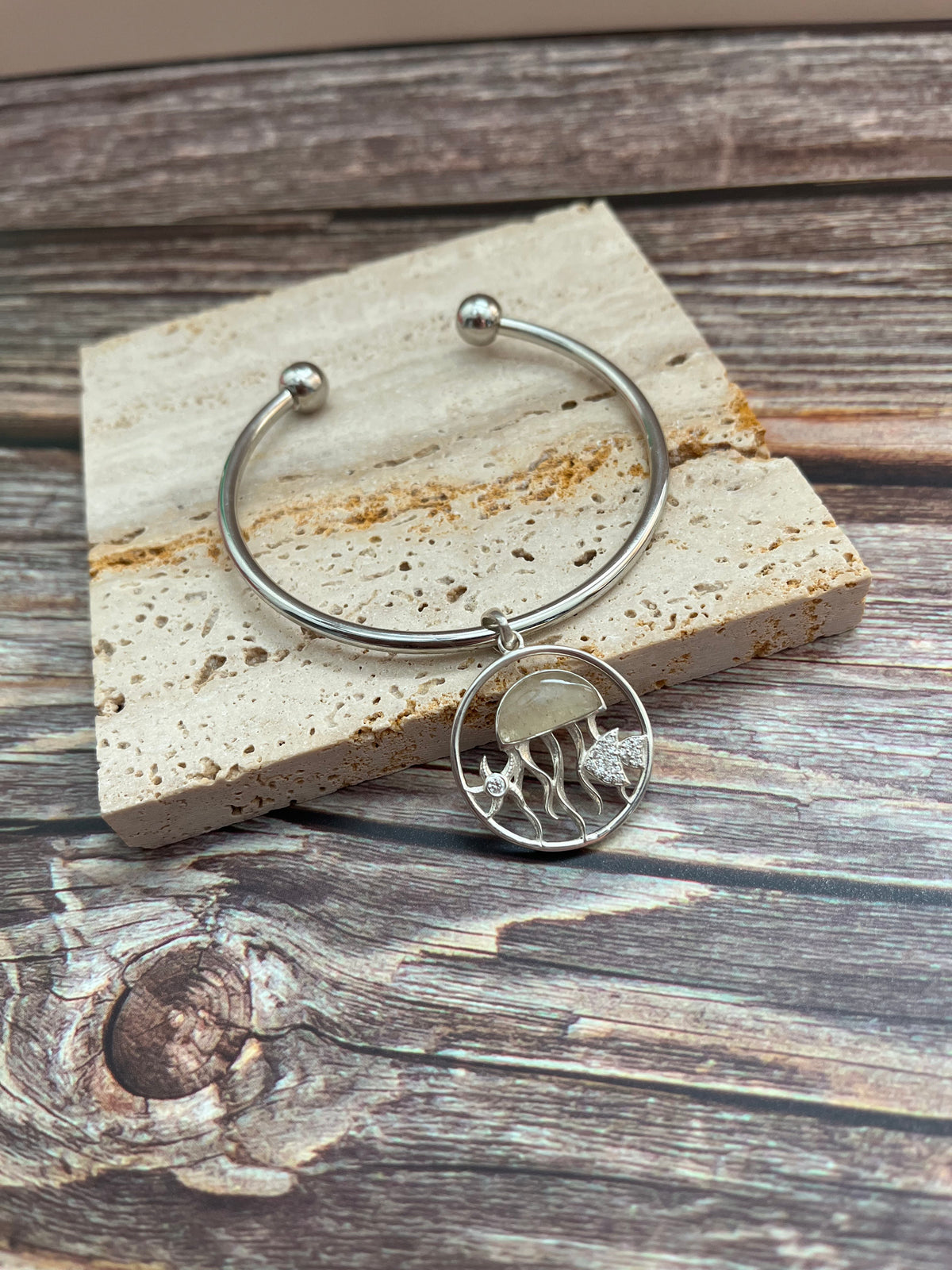 Ocean Medallion Bangle
