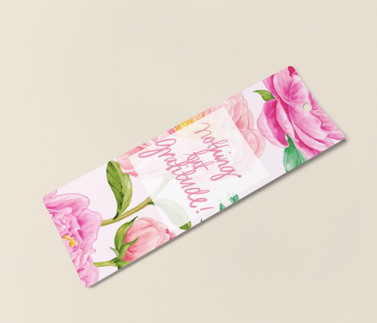 Gratitude Laminated Bookmark