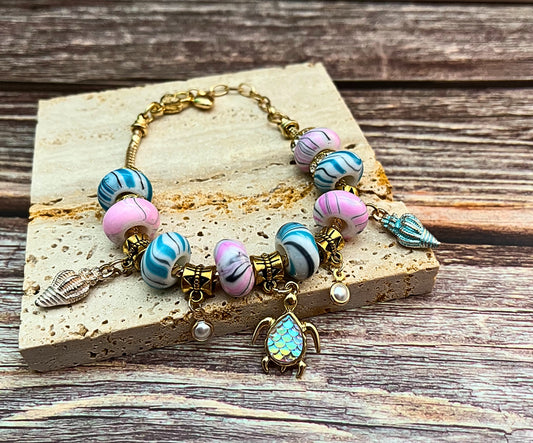 Ocean Bloom Charm Bracelet